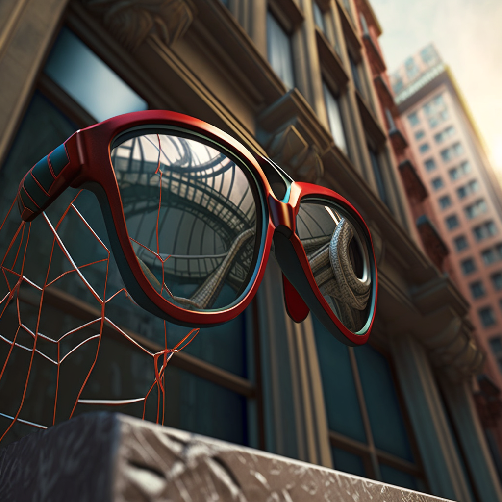 Spiderman Inspired Glasses