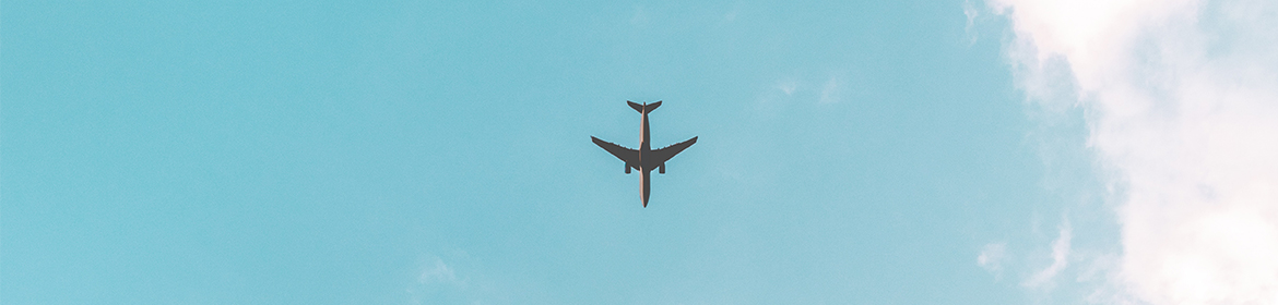 Plane in the sky