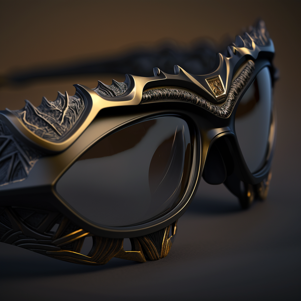 Black Panther inspired glasses