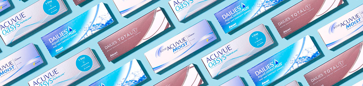 Contact lens boxes