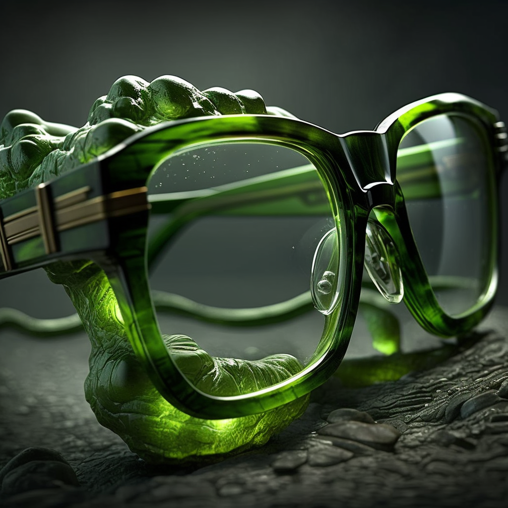 The Incredible Hulk inspired glasses