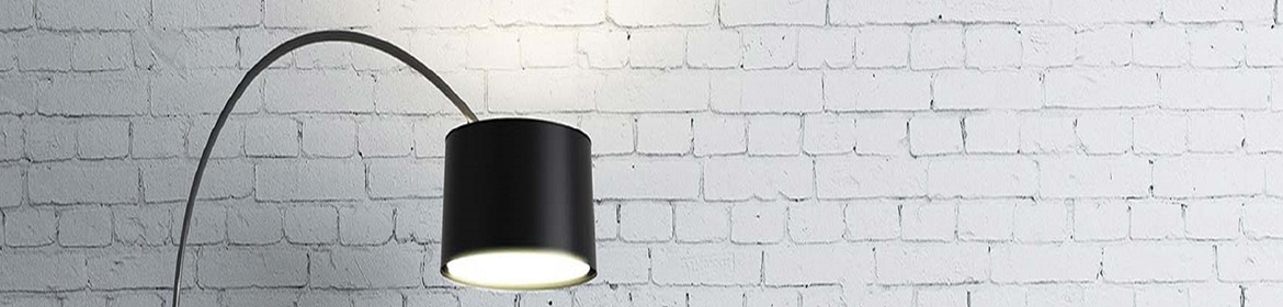 Lamp in a minimalist background