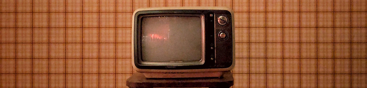 Television with a square background