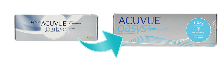 acuvue trueye discontinued try acuvue oasys 1 day