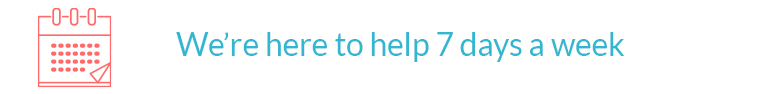 we're here to help