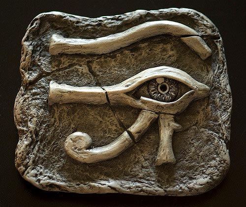 The eye of Horus stone piece