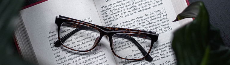 glasses-reading-book-plants