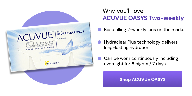 Acuvue Oasys Two Weekly Banner