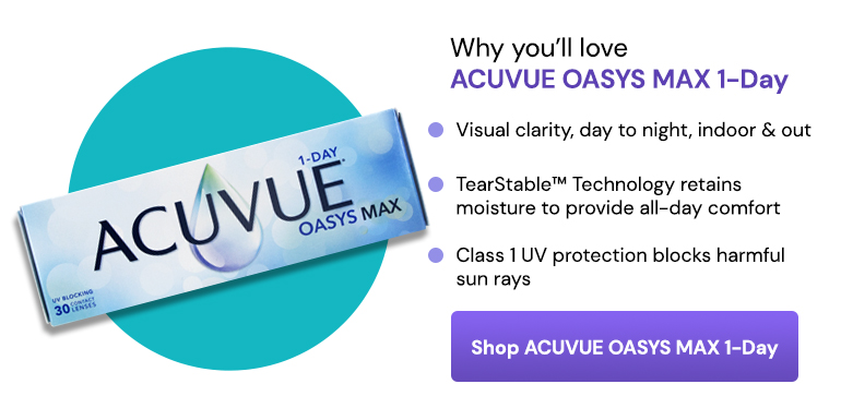 Acuvue Oasys Max 1-Day Banner
