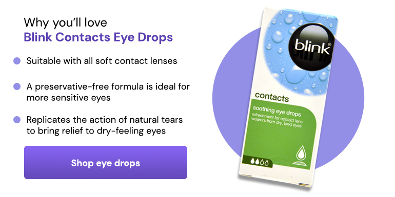 blink contacts eye drops banner