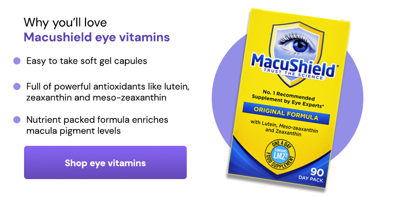 Macushield Eye Vitamins Banner