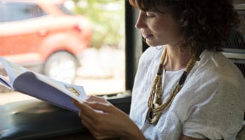 Woman reading