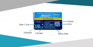 How to read a contact lens prescription