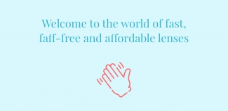 fast, faff-free an affordable contact lenses