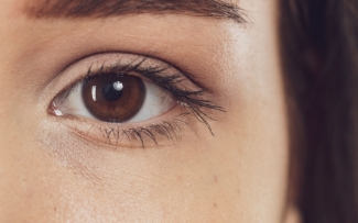 Brown eye colour eyes