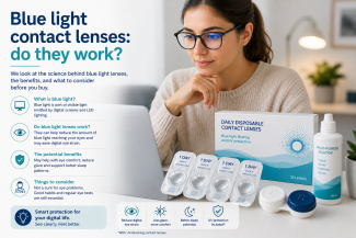 Blue Light Contact Lenses