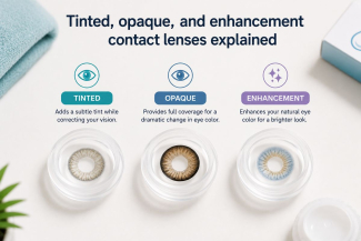 tinted contact lenses