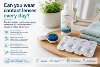 can you wear contact lenses every day