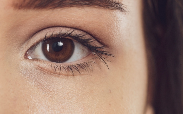 Brown eye colour eyes