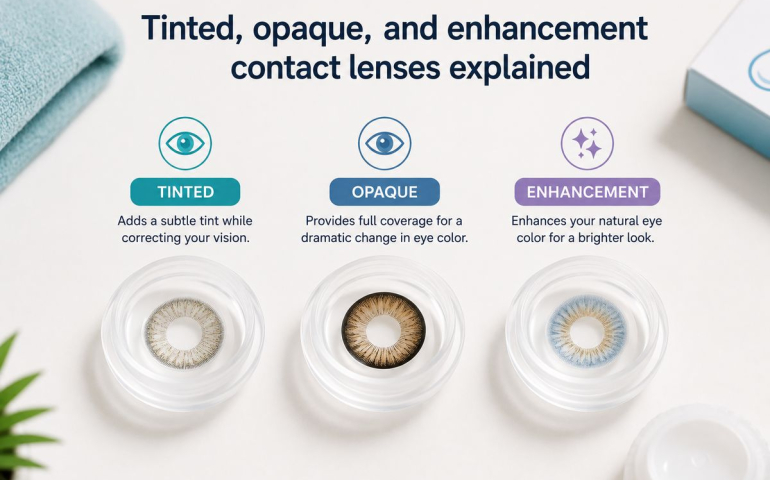 tinted contact lenses