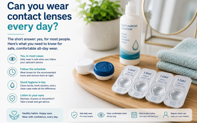 can you wear contact lenses every day