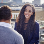 Katarina Johnson Thompson with friends