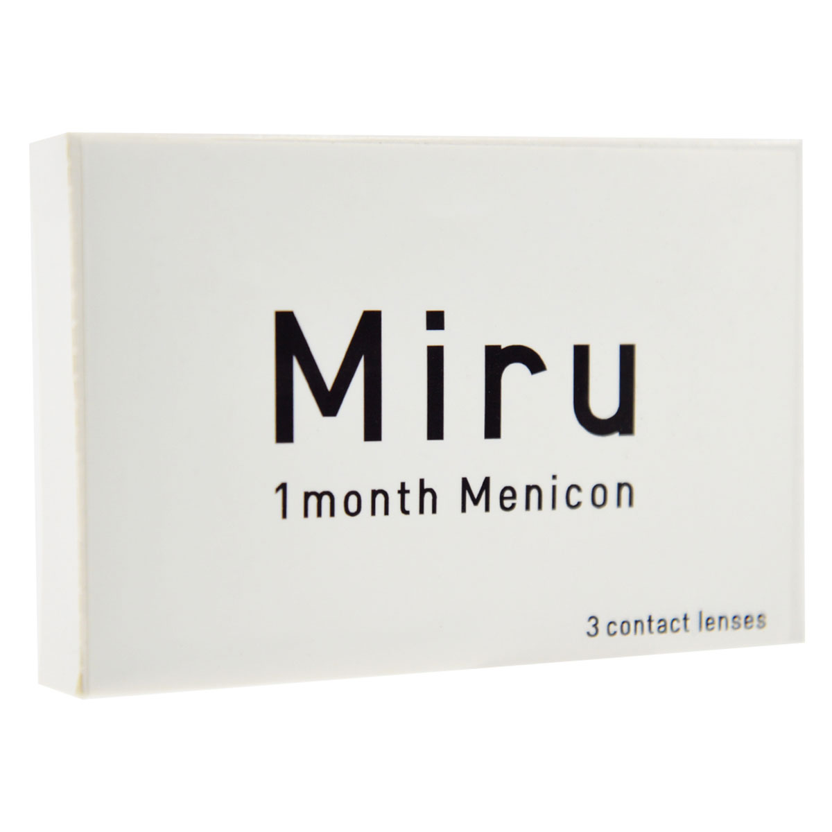 Miru 1month (3 Contact Lenses), Menicon, Monthly Lenses, Silicone Hydrogel
