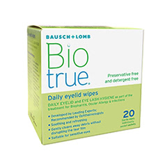 Biotrue Daily Eyelid Wipes
