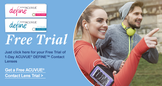 Free Trial of 1 DAY ACUVUE DEFINE contact lenses