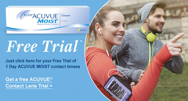 Free Trial of 1 DAY ACUVUE MOIST