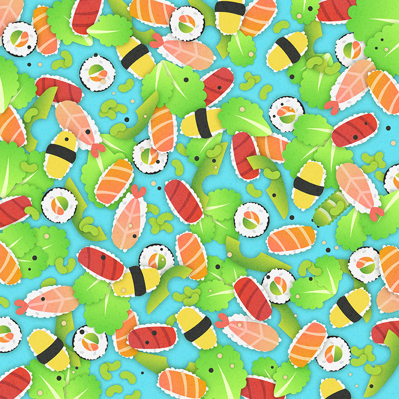 Test Your Vision Can You Spot The Caterpillar In The Sushi